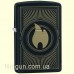 Зажигалка Zippo 49217 Deco Flame Design Black Matte