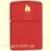 Зажигалка Zippo 49231 Chimney Holes Design Red Matte