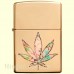 Зажигалка Zippo 49240 Pot Leaf Fusion Design High Polish Brass