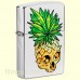 Зажигалка Zippo 49241 Leaf Skull Pineapple Design High Polish Chrome