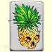 Зажигалка Zippo 49241 Leaf Skull Pineapple Design High Polish Chrome