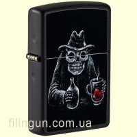Зажигалка Zippo 49254 Bar Skull Design