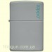 Зажигалка Zippo 49452ZL Classic Flat Grey Zippo Logo