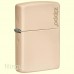 Зажигалка Zippo 49453ZL Classic Flat Sand Zippo Logo