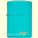 Зажигалка Zippo 49454ZL Classic Flat Turquoise Zippo Logo