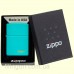 Зажигалка Zippo 49454ZL Classic Flat Turquoise Zippo Logo