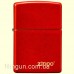 Зажигалка Zippo 49475ZL Classic Metallic Red Zippo Logo