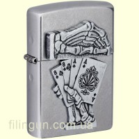 Зажигалка Zippo 49536 Dead Mans Hand Emblem Design