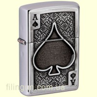 Зажигалка Zippo 49637 Ace Of Spades Emblem