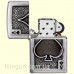 Зажигалка Zippo 49637 Ace Of Spades Emblem Brushed Chrome