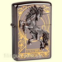 Зажигалка Zippo ZA-1-32B Unicorn 2 Black