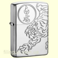 Запальничка Zippo ZA-3-25C ShiShin-Byakko
