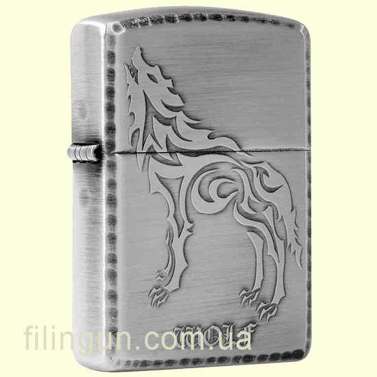 Зажигалка Zippo ZA-3-56A Armor T-Wolf Antique