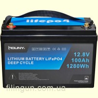 Аккумуляторная батарея Houny (LiFePO4) 12.8 В/100 Ач/ 1280 Втч