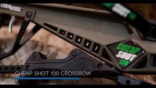 Cheap Shot 130 Crossbow with new Broadheads - Buzz Saw/Wrecking ball