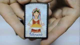 Зажигалка Zippo 218 UW Ukraine Woman Folk Dress
