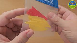 Оперения для стрел Man Kung VANE-2.5 9 шт/уп