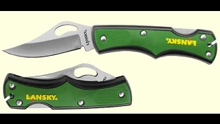 Нож Lansky Small Lockback Green