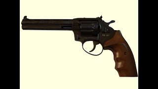 Револьвер под патрон Флобера Safari (Сафари) РФ 461М орех