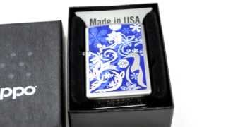 Зажигалка Zippo 24762 Penguin Floral