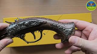 Макет вращающегося 2-ствольного кремниевого пистолета France XVIII ст. Denix 1308