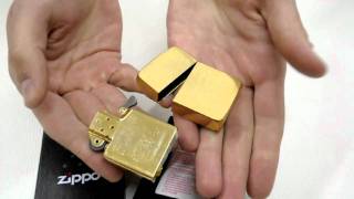 Зажигалка Zippo 1941 B Replica Brushed Brass