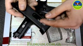 Пистолет пневматический SAS PT99 Beretta M92 KMB 15 AHNS Blowback