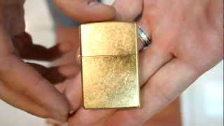 Зажигалка Zippo 207 G Gold Dust