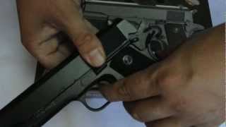 Пневматический пистолет KWC Colt 1911 KMB-76 AHN full metal BLOWBACK