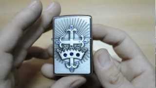 Зажигалка Zippo 24875 Crown and Cross
