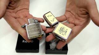 Зажигалка Zippo 359 Scrimshaw Ship Emblem