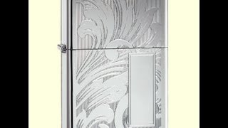 Зажигалка Zippo 21138 Scroll Design V Panel