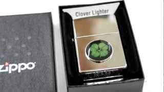 Зажигалка Zippo 24667 Four Leaf Clover - YouTube