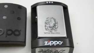 Зажигалка Zippo 220.017 Tatto Bulldog Spike