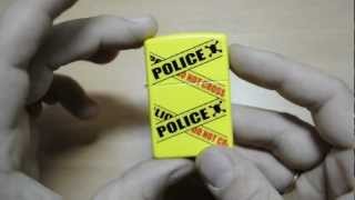 Зажигалка Zippo 28060 Police Caution