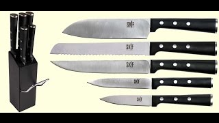 Набор ножей Skif с деревянной подставкой