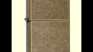 Зажигалка Zippo 201FB Antique Brass