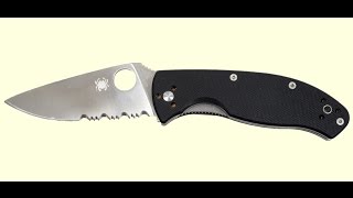 Нож Spyderco Tenacious Combo C122GPS