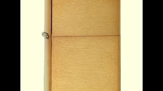 Зажигалка Zippo 204 B Brushed Brass