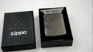 Зажигалка Zippo 1941 Replica Brushed Chrome