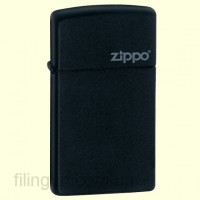 Зажигалка Zippo 1618 ZL Slim Black Matte