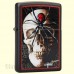 Зажигалка Zippo 28627 MAZZI Skull Spider