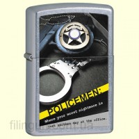 Зажигалка Zippo 28279 Police Badge Handcuff