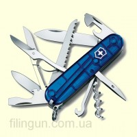 Нож Victorinox Huntsman 1.3713.T2 Blue Transparent