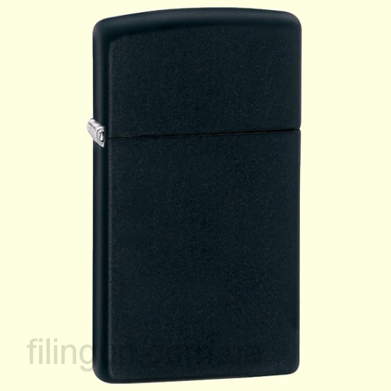Зажигалка Zippo 1618 Slim Black Matte