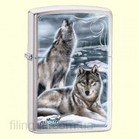 Зажигалка Zippo 28002 MAZZI Howling Wolves
