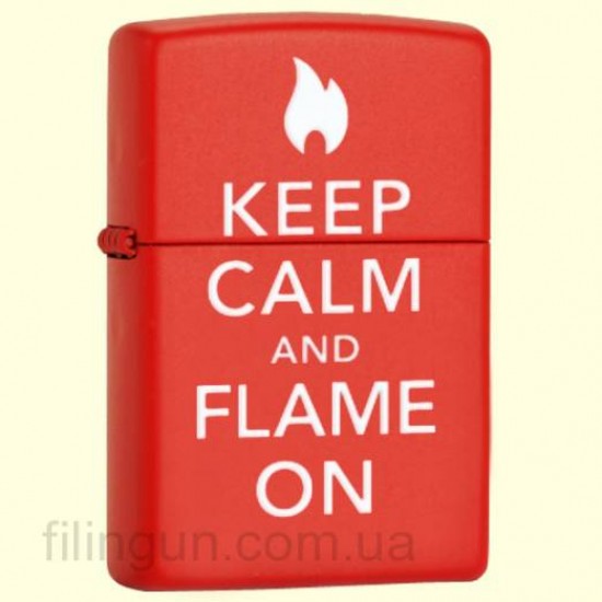 Зажигалка Zippo 28671 Keep Calm And Flame On