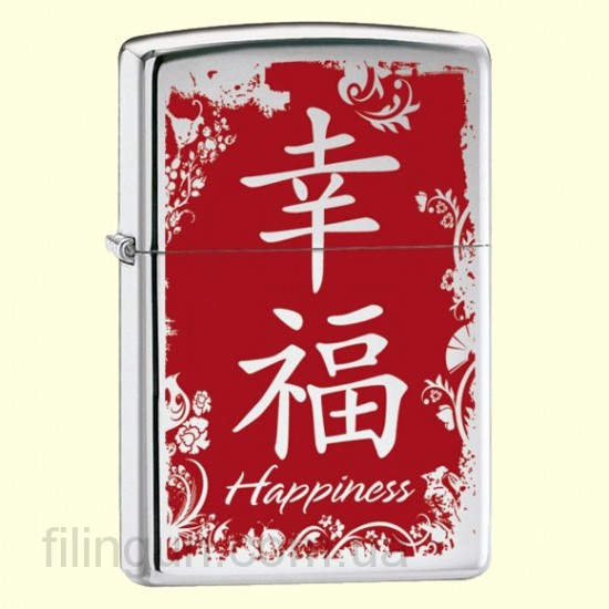 Зажигалка Zippo 28067 Chinese Simbol Happiness