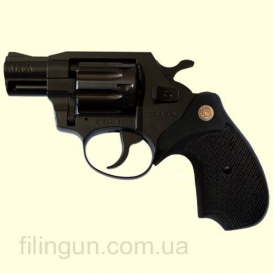 Револьвер под патрон Флобера Alfa мод 420 Compact (вороненный, пластик) Револьвер под патрон Флобера Alfa мод 420 Compact (вороненный, пластик)