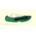 Нож Spydero Delica 4 Flat Ground FRN Green C11FPGR